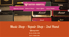 Desktop Screenshot of guitar-hospital.de