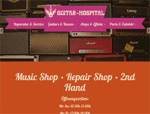 Tablet Screenshot of guitar-hospital.de