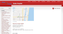 Desktop Screenshot of guitar-hospital.net